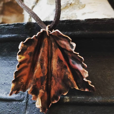 A fall leaf!