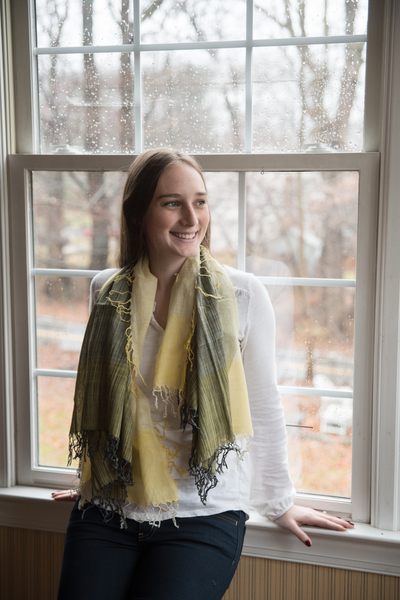 Handwoven cotton scarf