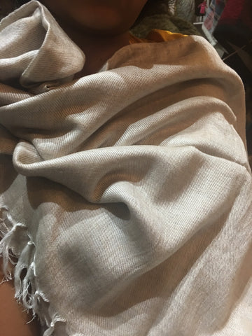 Wool Modal Silk blend - Brown