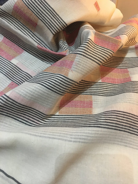 Cotton Jamdani - Multicolored