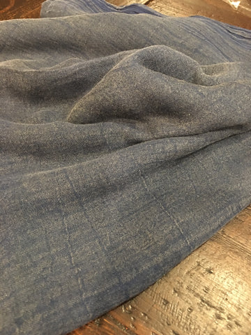 Modal Cashmere Blend - Denim Washed Blue
