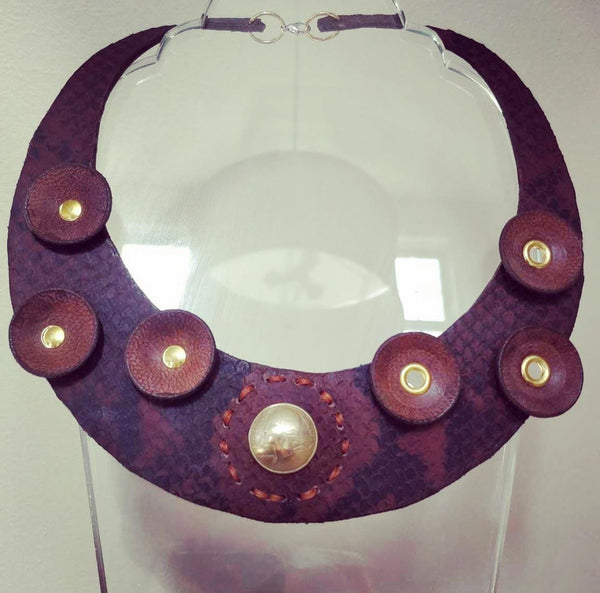 Necklace  - Leather (gallery piece)