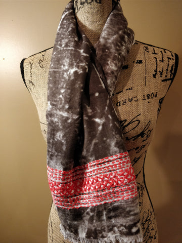 PRINT AND KANTHA BORDER