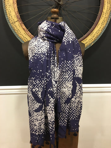 Silk Cotton batik scarf