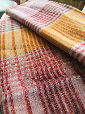 MULTI COL STRIPE HANDWOVEN REED GAPS