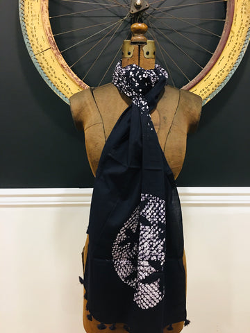 Cotton batik scarf