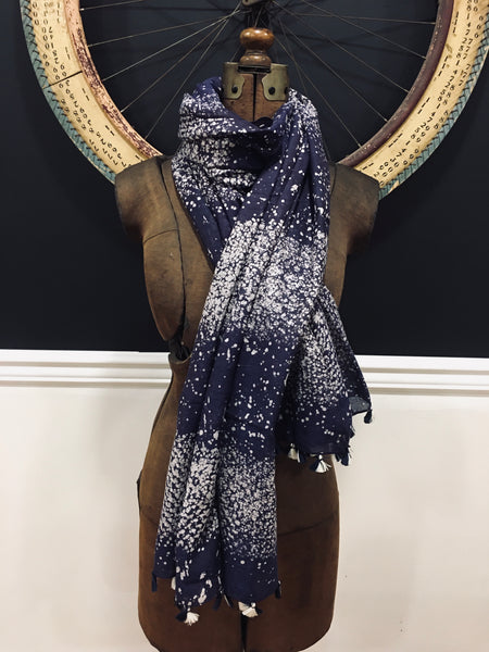 Silk Cotton batik scarf