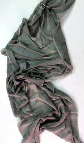 Handwoven Jaamdani Cotton Scarf